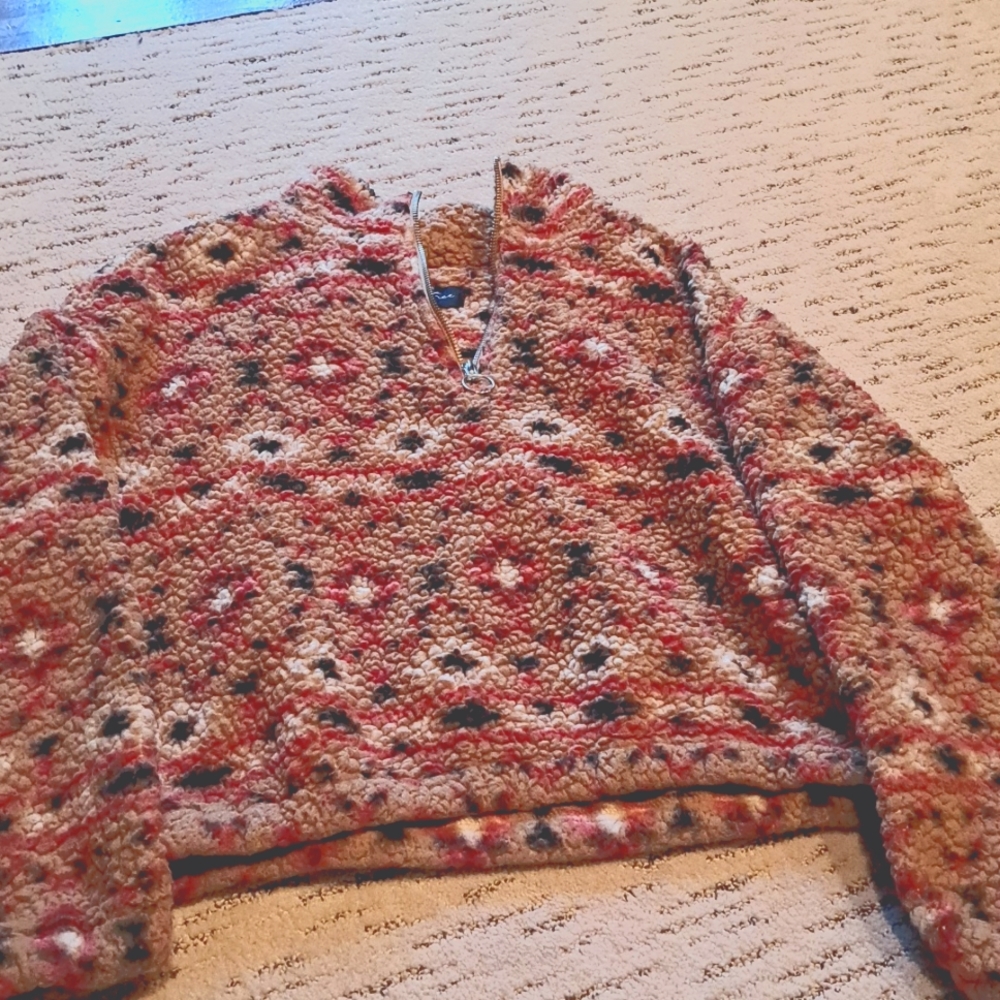 Aztech pattern sherpa